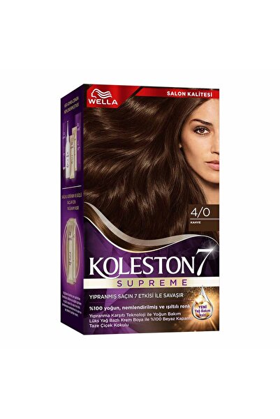 Wella Koleston Supreme Saç Boyası 4/0 Kahve