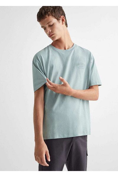 Mango Teen Μήνυμα T-Shirt