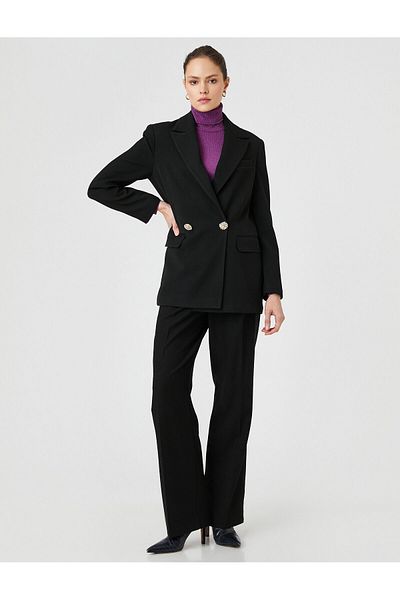 Koton Double Breasted Blazer Jacket