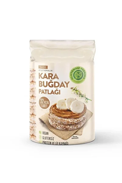 GLUTENSİZ FABRİKA Plain Buckwheat Popping - 12 Pack (100 Grams)