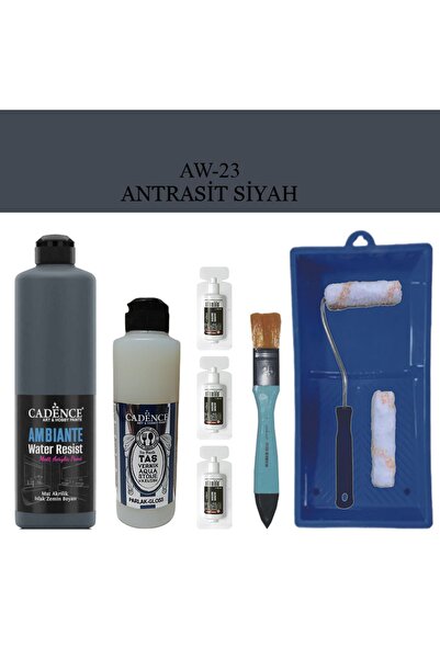 Cadence Boya Fayans Tezgah B-Ambiente Islak Zemin Aw-23 Antrasit 500Ml Katali...