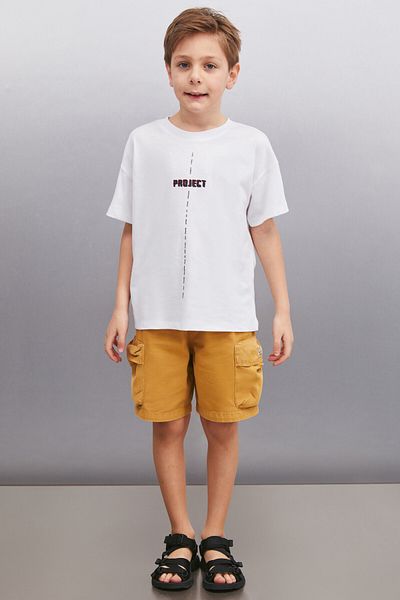 GRIMELANGE White T-Shirt - Men