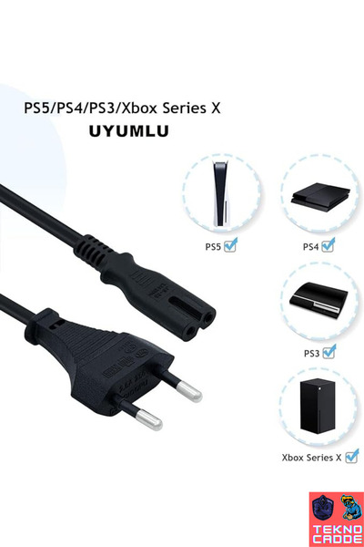 beboncool Xbox Series S/Xbox Series X Uyumlu Güç Kablosu