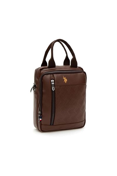 U.S. Polo Assn. حقيبة يو اس بولو بنية - PLEVR23647