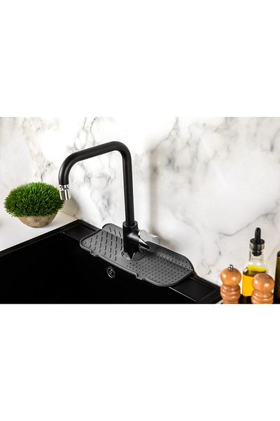 Ecolux ECOLUX Silicone Faucet - Kitchen and Bathroom Sink Edge, Water Splash Proof