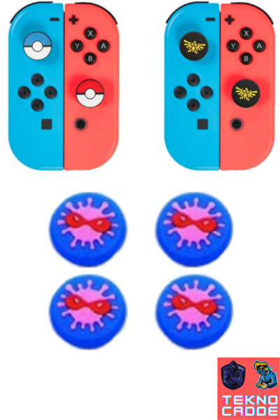 beboncool Nintendo Switch/Switch OLED/Switch Lite Analog Koruyucu Silikon Pad