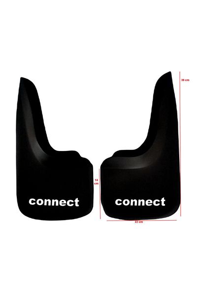 YeniDünyaOto Ford Transit-Tourneo Connect 2-Piece Rear Dust Cover and Fender Set - Frd1bz024