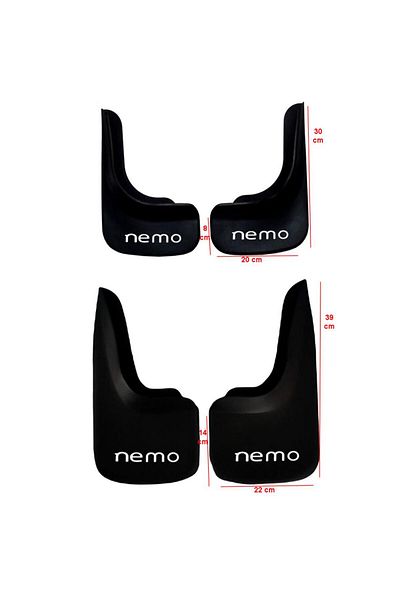 YeniDünyaOto Citröen Nemo Set of 4 - Mudguard, Fender and Dust Cover Cıt1bx018