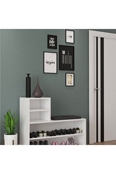 ARS GRUP MOBİLYA Advantage Lina A1 Puflu Ayakkabılık Oturaklı Dolaplı