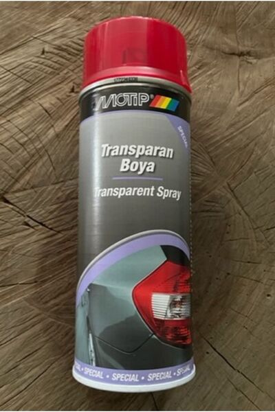 Motip MOTİP OTO STOP BOYASI TRANPARAN KIRMIZI RENK 400ML