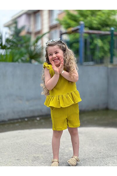 Uslukids Gökjoy Boutique - Premium Quality Girls' Summer Shorts Set