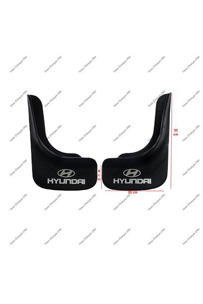 YeniDünyaOto Hyundai Bayon Compatible 2-Piece Mudflap Fender Dust Cover Hyu1uz015