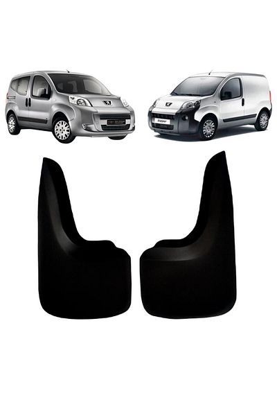 YeniDünyaOto Peugeot Bipper 2-Pack Rear Mudguard, Mudguard, Dust Cover Peu0bz016