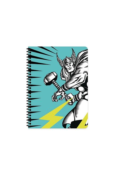 Marvel Caiet cu rigle Seria 2 16,5x22,5 - Verde