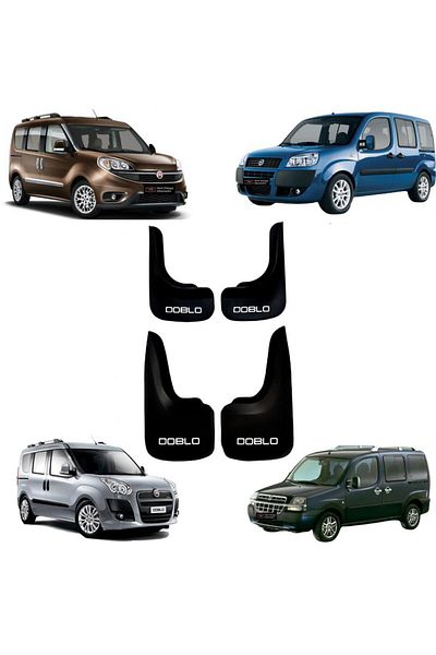 YeniDünyaOto Fiat Doblo Set of 4 - Mudguard, Fender and Dust Cover Fıa1bx021