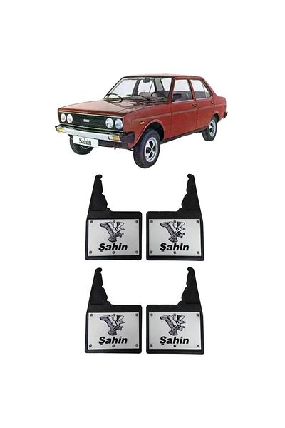 Yeni Dünya Tofaş Şahin-131 Şahin 4-Piece Riveted Front/Rear Mudguard Fender Dust Cover Tfs1rx003yd