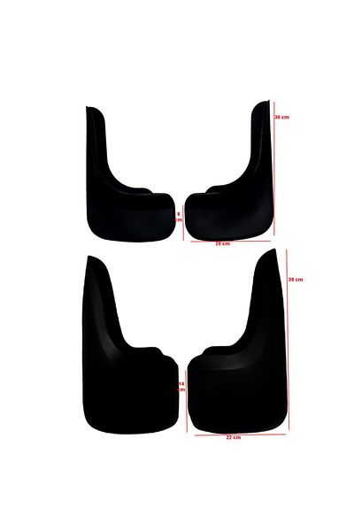 YeniDünyaOto Ford Transit Tourneo Connect 4-Piece Mudflap, Fender, Dust Cover Frd0bx024