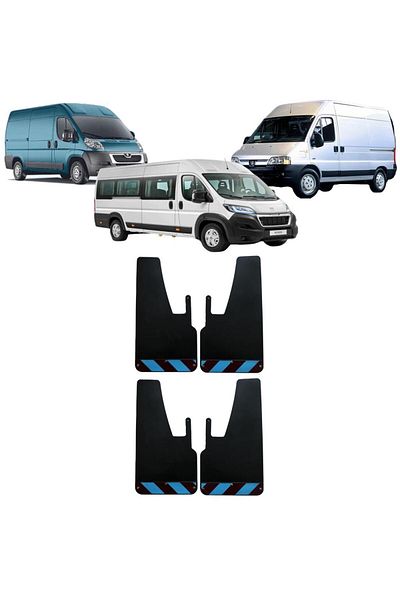 Yeni Dünya Peugeot Boxer Claret Red-Blue Highlighter 4-Piece Mudguard Fender Dust Cover PEU0FX02204