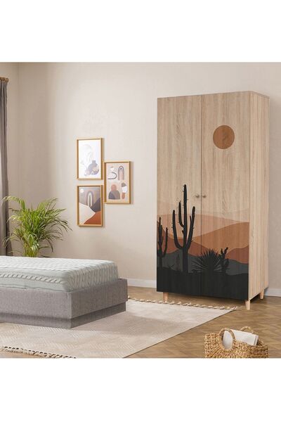 Uvi Collection Lidya 2 Kapaklı Gardırop 979 Sonomo