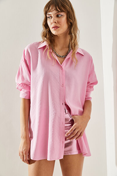 Bianco Lucci Γυναικείο πουκάμισο με ριγέ σχέδιο - Self60251297