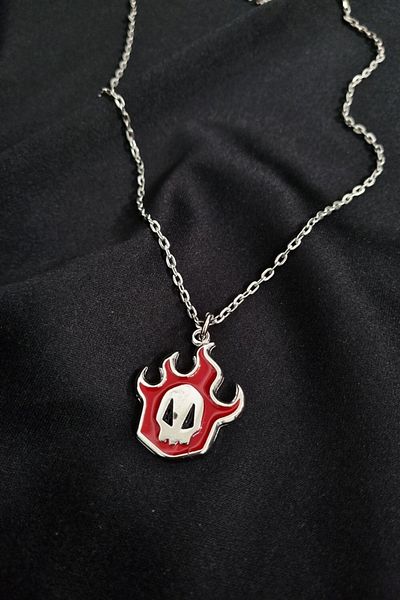 Carpe Red Bleach Flame Pendant