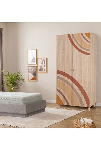 Uvi Collection Lidya 2 Kapaklı Gardırop 978 Sonomo