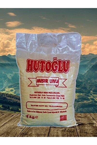 HUTOĞLU Taş Değirmen Rize Mısır Unu 5 Kg (GULUTENSİZ)