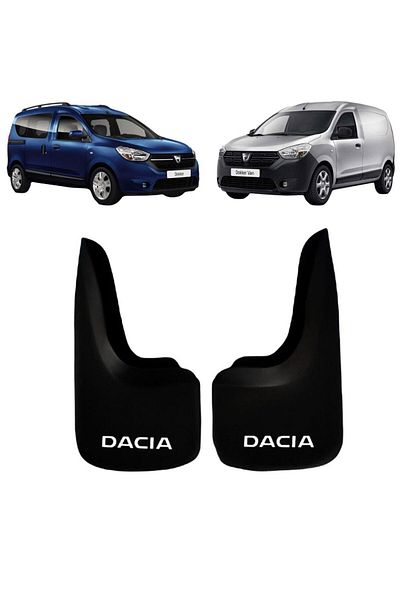 YeniDünyaOto Dacia Dokker - 2-Piece Rear Mudguard Dust Cover Dac1bz011