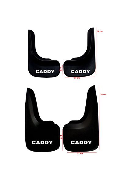 YeniDünyaOto Volkswagen Caddy 4-Piece Dust Cover - Mudguard Vw1bx024