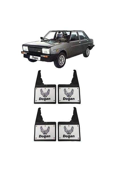 Yeni Dünya Tofaş Doğan-131 Doğan 4-Piece Riveted Front/Rear Mud Cover Dust Cover Tfs1rx001yd