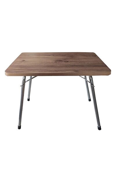 EGEMODÜLER Katlanır Masa Balkon Bahçe Kamp Masası Piknik Masası 45x60 Cm - Çam