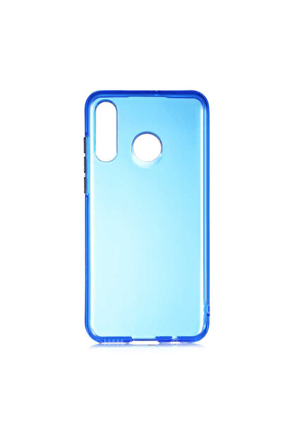ZM STORE Huawei P30 Lite Uyumlu Kılıf Renkli Transparan Yapılı Silikon Kapak