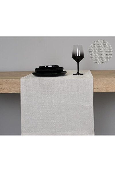 GOCCIA HOME Özel Tasarım Parlak Runner Krem