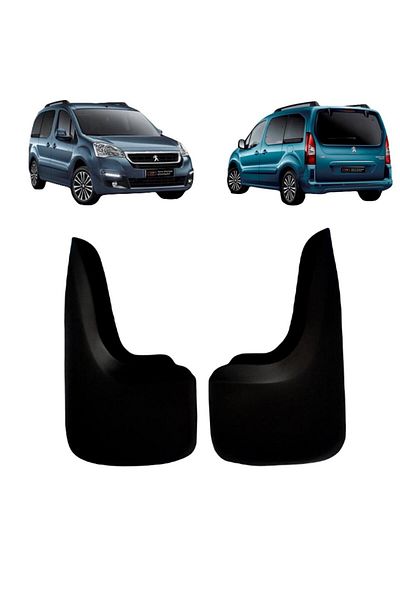 YeniDünyaOto Peugeot Partner Tepee 2-Piece Rear Mudguard Fender Dust Cover Peu0bz017