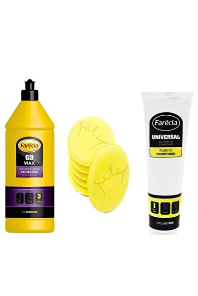 Farecla Universal Tüp Pasta 200gr Ve G3 Wax Cila 1 Lt Ve El Pedi