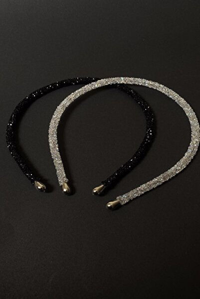 Bijuteri Online Set de coroană pentru femei Janjan și cristal de culoare neag...