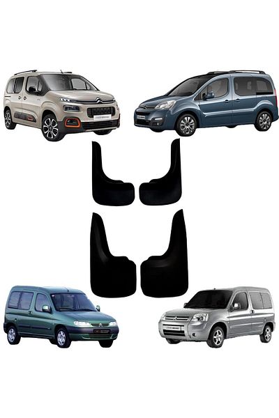 YeniDünyaOto Citröen Berlingo Set of 4 - Mudguard, Fender and Dust Cover Cıt0bx014