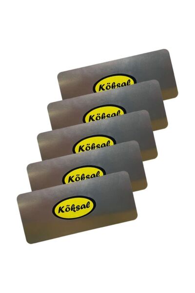 KÖKSAL Rötuş Rütüş Rutuş Çeliği 4cmx9cm. 5 Adet Fiyatıdır.