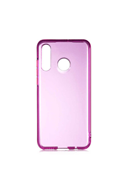 ZM STORE Huawei P30 Lite Uyumlu Kılıf Renkli Transparan Yapılı Silikon Kapak