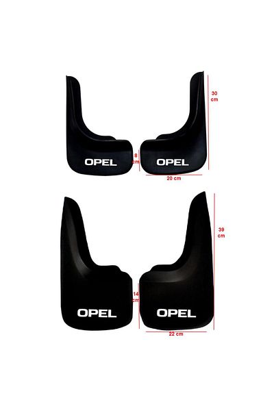 YeniDünyaOto Opel Combo 4-Piece Mudguard, Mudguard, Dust Cover Opl1bx020