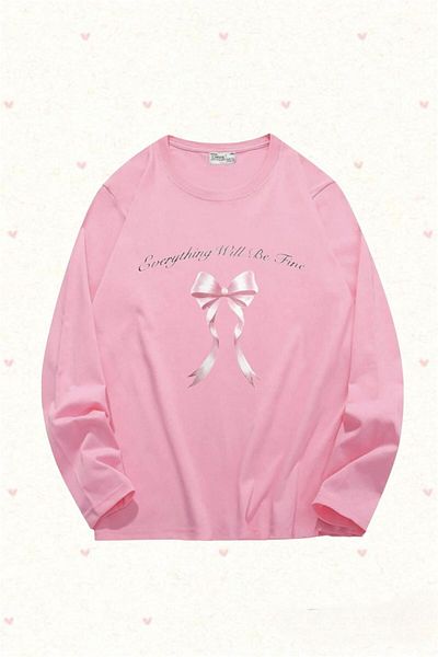 Carpe Pink Cute Ribbon Sweatshirt