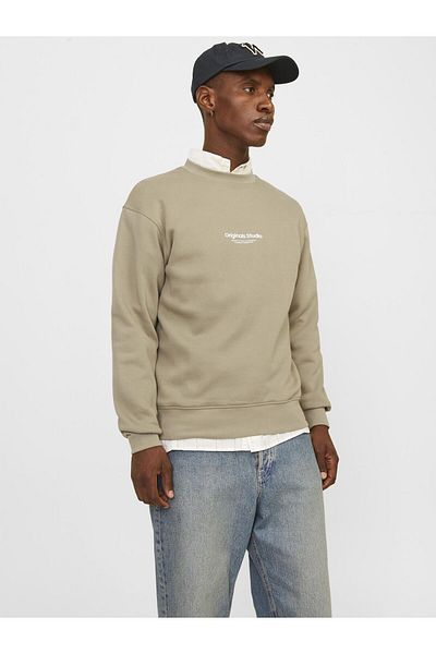 Jack & Jones Sweatshirt mit Rundhalsausschnitt