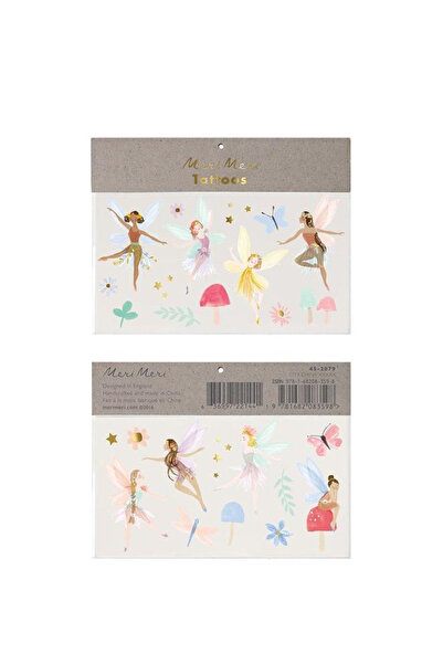 Genel Markalar 215911 Peri Kızı Geçici Dövmeler, Çok Renkli