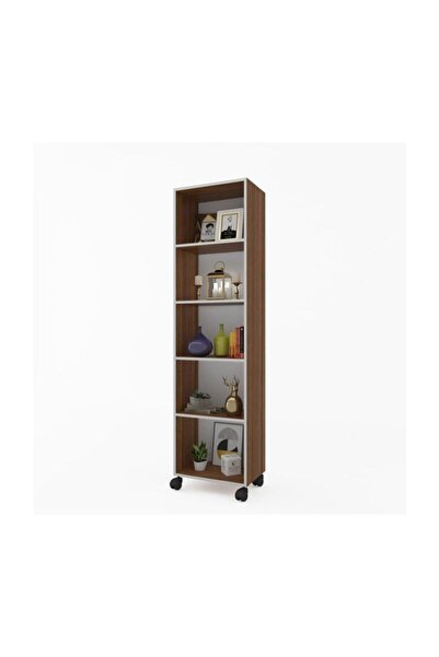 Kenzlife kitaplık beril 168*060*020 cvz tekerlekli mutfak dolabı banyo ofis a...