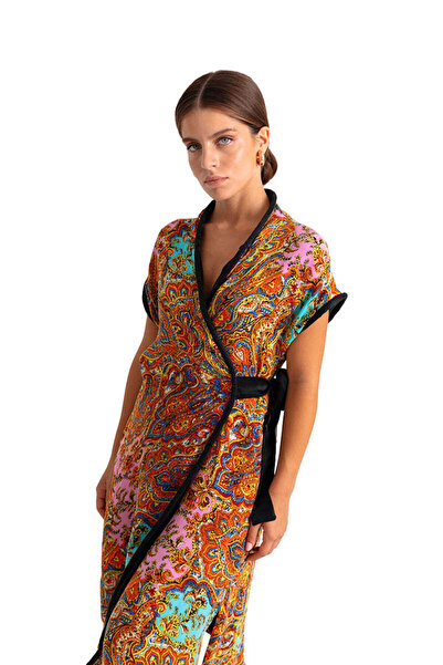 Movom POPPY REVERSIBLE KIMONO ELBİSE