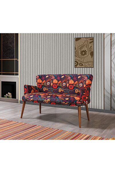 mobilyanıal Carmen (3) Desenli kollu çayseti koltuk takımı