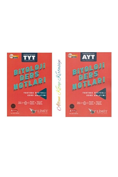 Limit Yayınları Limit Tyt-ayt Biyoloji Ders Notları 2 Kitap