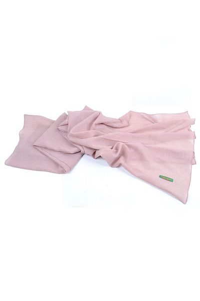 koza ebrar Crinkle Shawl - Special Gift Box, Flexible and Easy Shape, Breathable, Lightweight Design Light Powder