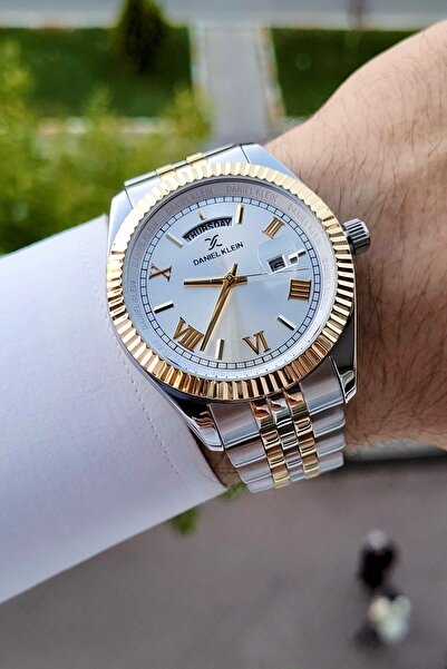 Daniel Klein Gold Gümüş Renk Ayarlanabilir Kordonlu 24 Ay Garantili Fonksiyon...