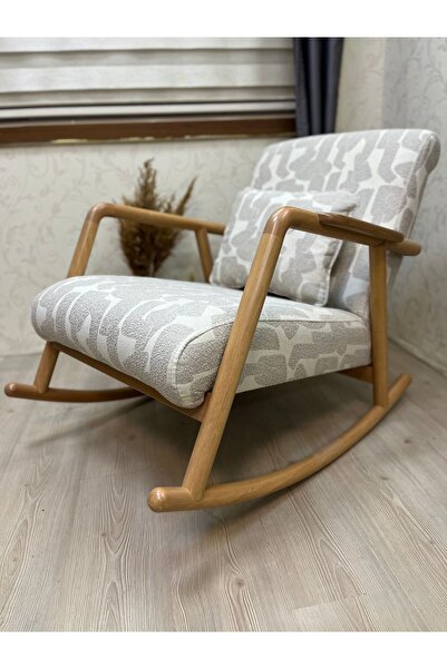Asedia Minito Naturel Gri Desenli Sallanan Sandalye Dinlenme Koltuğu Babalar ...